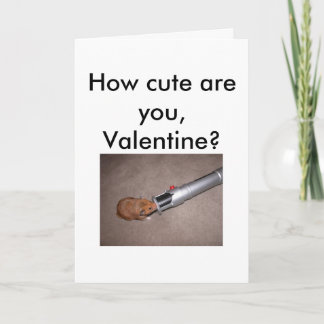 How do you do? Valentines card