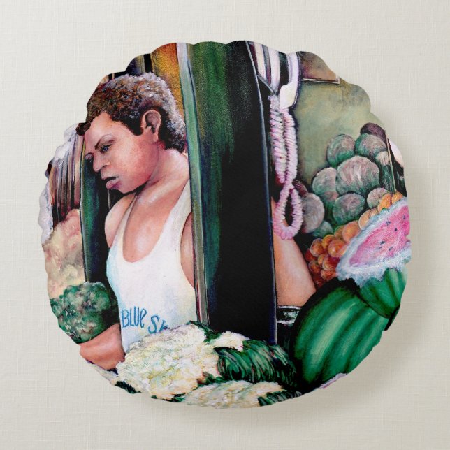 How do you like those melons? round cushion (Front)