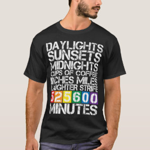 How do you measure a year [RENT] T-Shirt