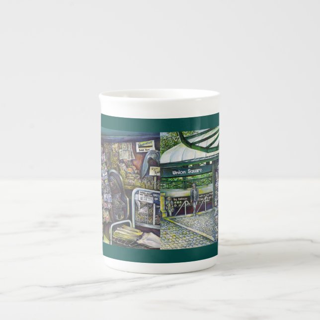 How Does One Image, Unimaginative? Bone China Mug (Front)