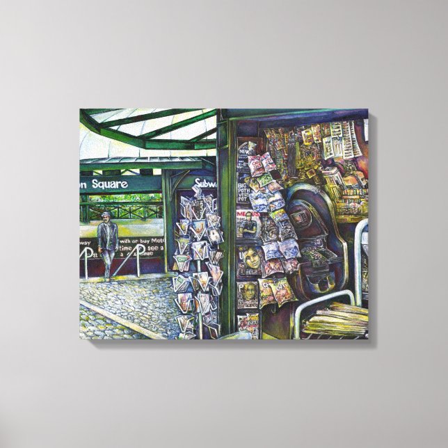 How Does One Image, Unimaginative? Canvas Print (Front)