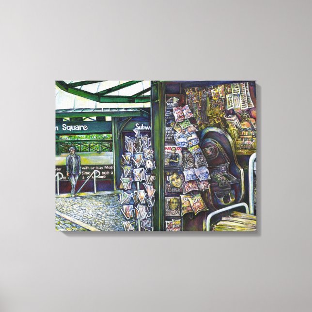 How Does One Image, Unimaginative? Canvas Print (Front)