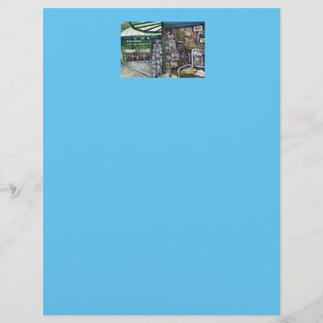 How Does One Image, Unimaginative? Custom Letterhead (Front)