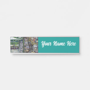 How Does One Image, Unimaginative? Door Sign