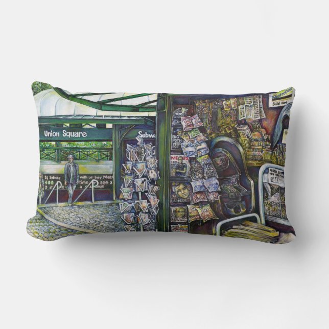 How Does One Image, Unimaginative? Lumbar Cushion (Front)