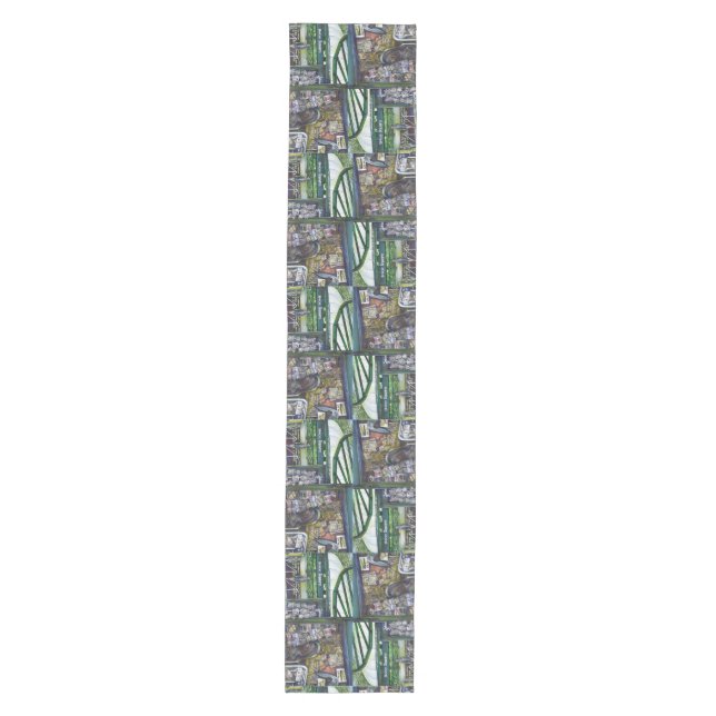 How Does One Image, Unimaginative? Medium Table Runner (Front)