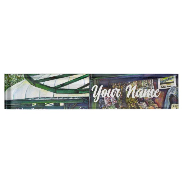 How Does One Image, Unimaginative? Nameplate (Front)