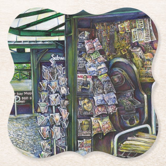 How Does One Image, Unimaginative? Paper Coaster (Front)