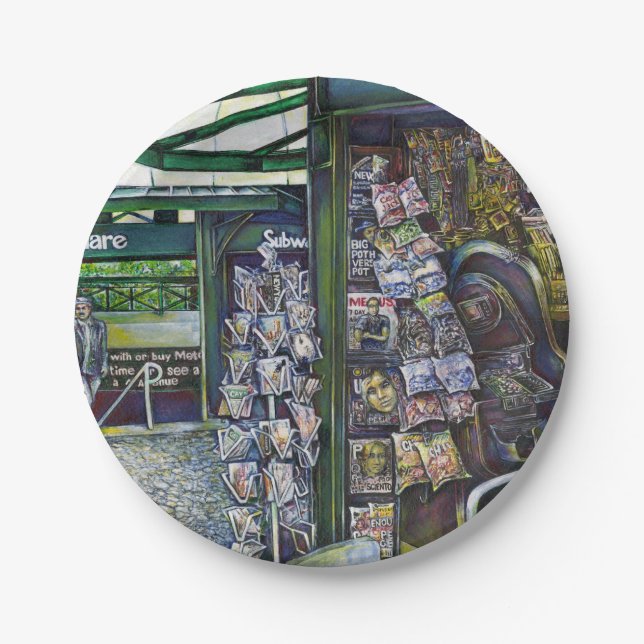 How Does One Image, Unimaginative? Paper Plate (Front)