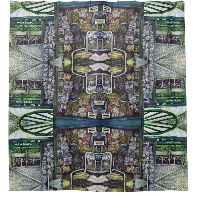 How Does One Image, Unimaginative? Shower Curtain (Front)