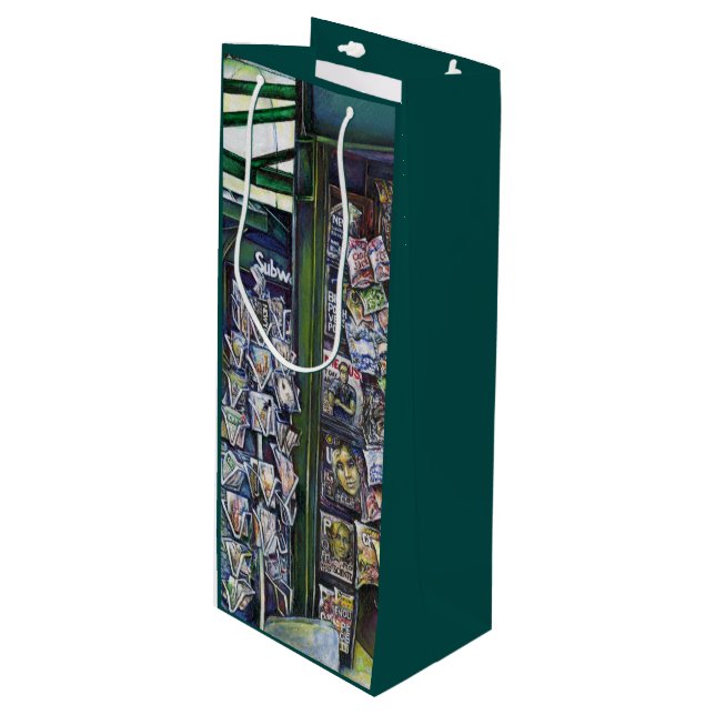 How Does One Image, Unimaginative? Wine Gift Bag (Front Angled)