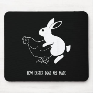 How Easter Eggs Are Made Funny Mating Mouse Pad