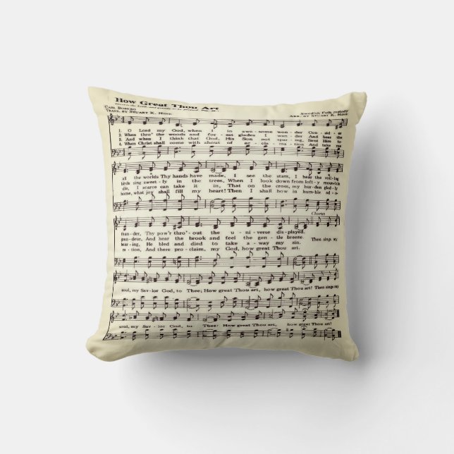 How Great Thou Art   Cushion (Front)