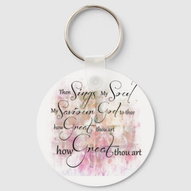 How great thou art key ring (Front)