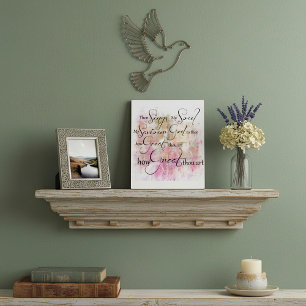 How great thou art plaque