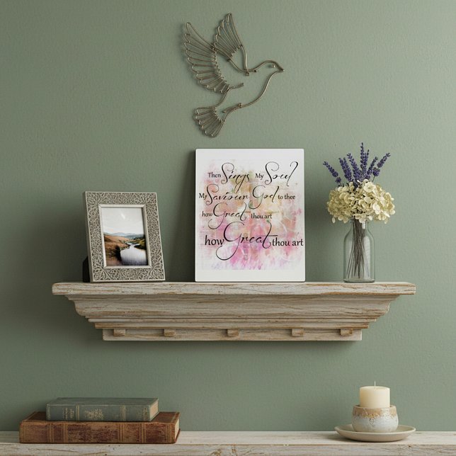 How great thou art plaque (Creator Uploaded)