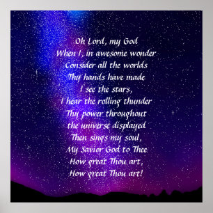 How Great Thou Art Poster