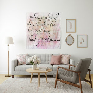How great thou art tapestry
