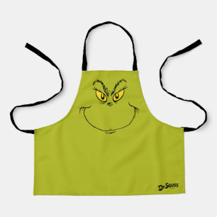 How Grinch Stole Christmas Face Apron