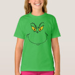 How Grinch Stole Christmas Face T-Shirt<br><div class="desc">The holidays will not be complete without Grinch!  HOW Grinch STOLE CHRISTMAS is a classic story of a town called Who-ville and how the Christmas spirit can melt even the coldest of hearts.</div>