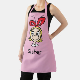 How Grinch Stole Christmas   Grinch Sister Apron