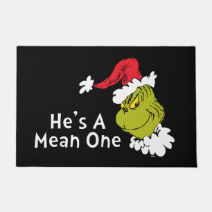 How Grinch Stole Christmas He's A Mean One Doormat