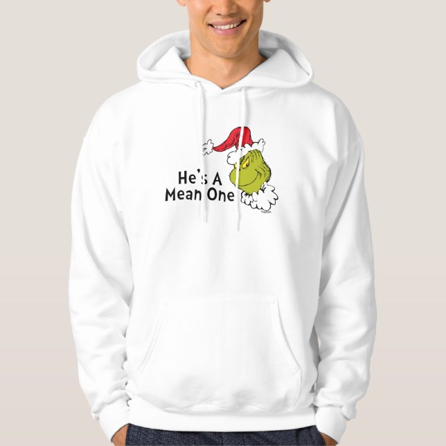 How Grinch Stole Christmas | He's A Mean One Hoodie (Front)