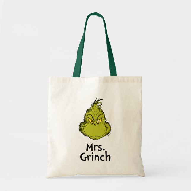 How Grinch Stole Christmas | Mrs. Grinch Tote Bag (Front)