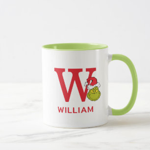 How Grinch Stole Christmas   Name & Monogram W Mug