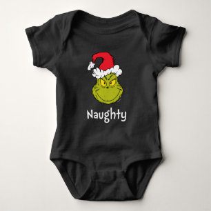 How Grinch Stole Christmas   Naughty Grinch Baby Bodysuit