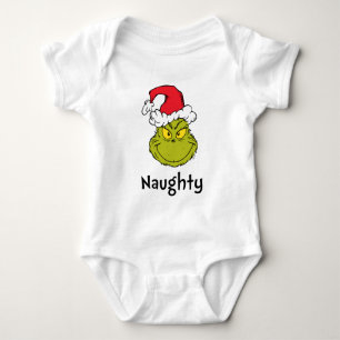 How Grinch Stole Christmas   Naughty Grinch Baby Bodysuit