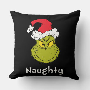 How Grinch Stole Christmas Naughty Grinch Cushion