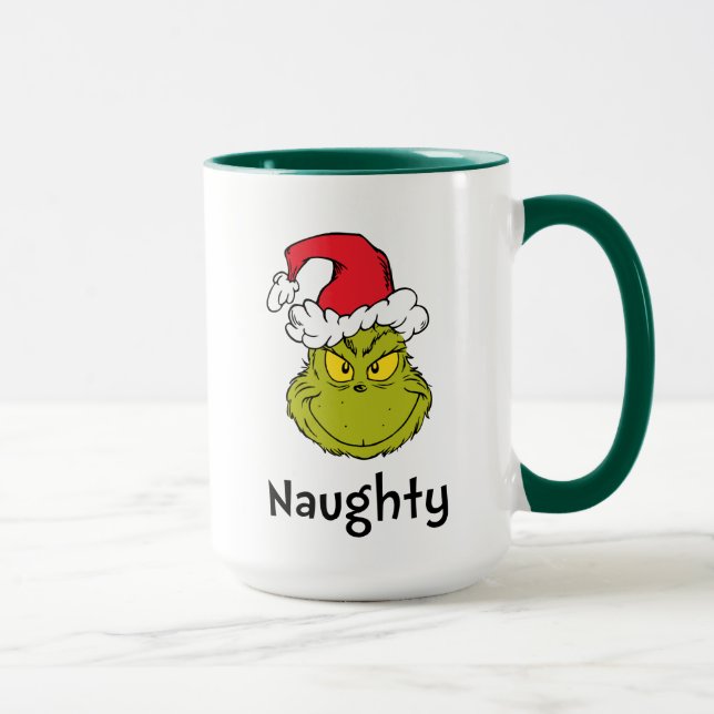 How Grinch Stole Christmas | Naughty Grinch Mug (Right)