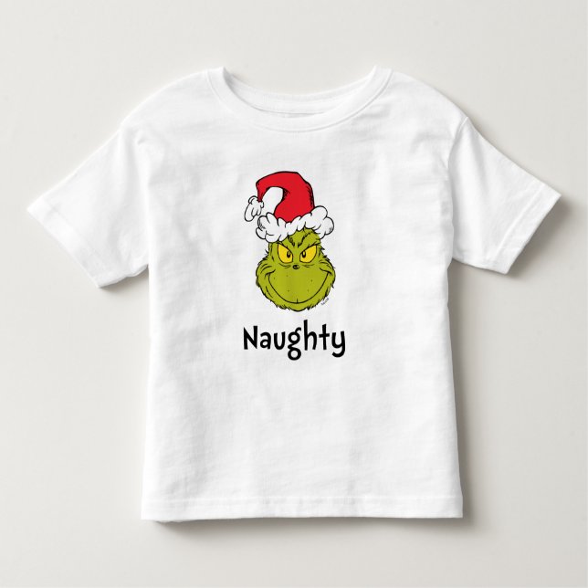 How Grinch Stole Christmas | Naughty Grinch Toddler T-Shirt (Front)