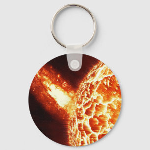HOW HOT ARE SUN EXPLOSIONS! KEY RING
