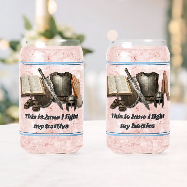 How I Fight My Battles Can Glass (Insitu (Wedding))