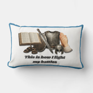 How I Fight My Battles Lumbar Cushion