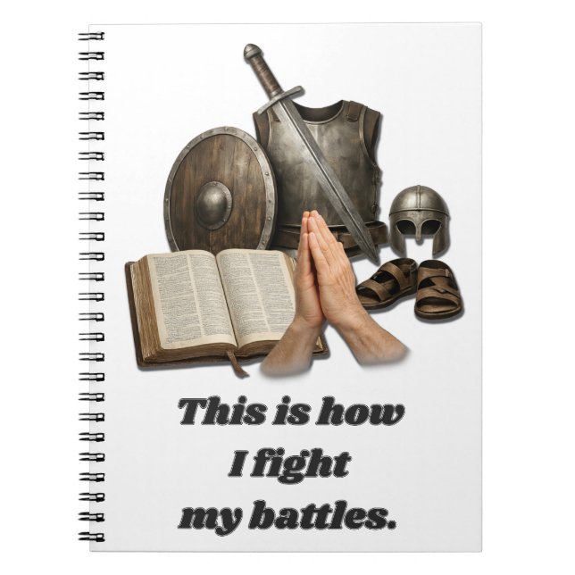 How I Fight My Battles Notebook (Front)