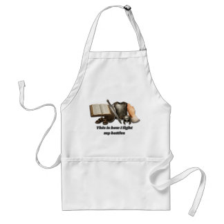 How I Fight My Battles Standard Apron