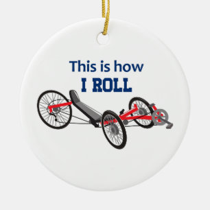 How I Roll Ceramic Ornament