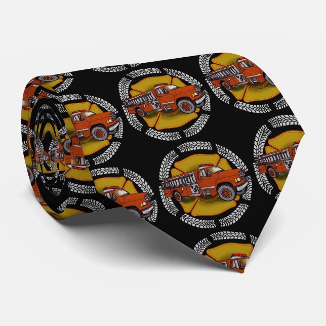 How I Roll Firefighter black tie (Rolled)