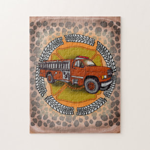 How I Roll Firetruck Firefighter jigsaw puzzle