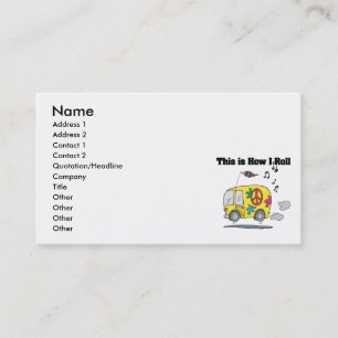 How I Roll (Hippie Van) Business Card