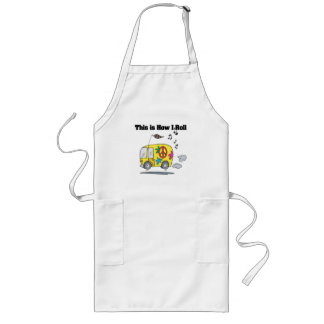 How I Roll (Hippie Van) Long Apron