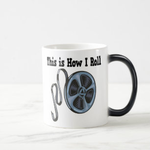 How I Roll Movie Film Tape Magic Mug