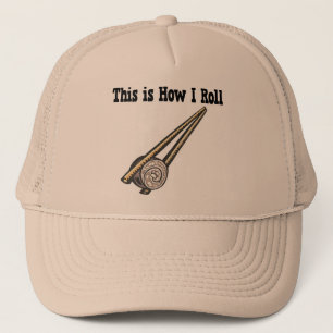 How I Roll Sushi Rice Roll Trucker Hat