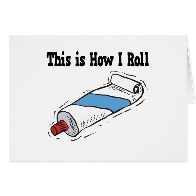 How I Roll Toothpaste Tube (Front Horizontal)