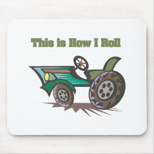 How I Roll (Tractor) Mouse Pad