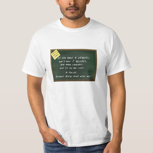 How I See Word Math Problems T-Shirt (Front)