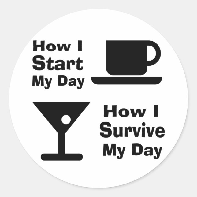 How I Survive Stickers (Front)